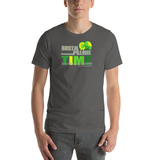 Bust A Lime Short-Sleeve Unisex T-Shirt - Wolf Ocean Connect