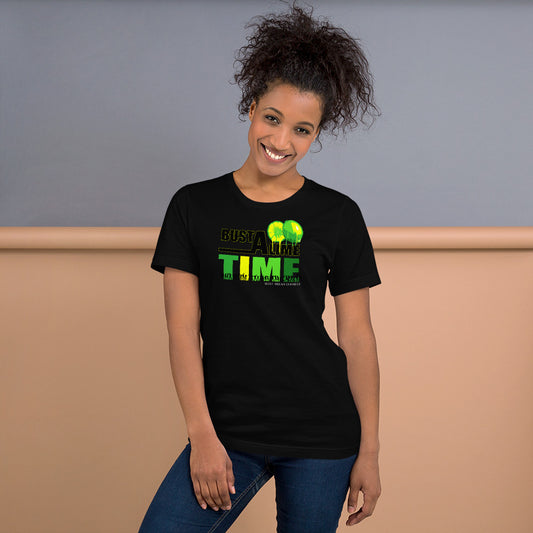Bust A Lime Time! black Short-Sleeve Unisex T-Shirt - Wolf Ocean Connect